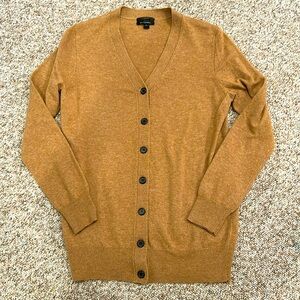 JCrew cardigan with cashmere in Camel size small.